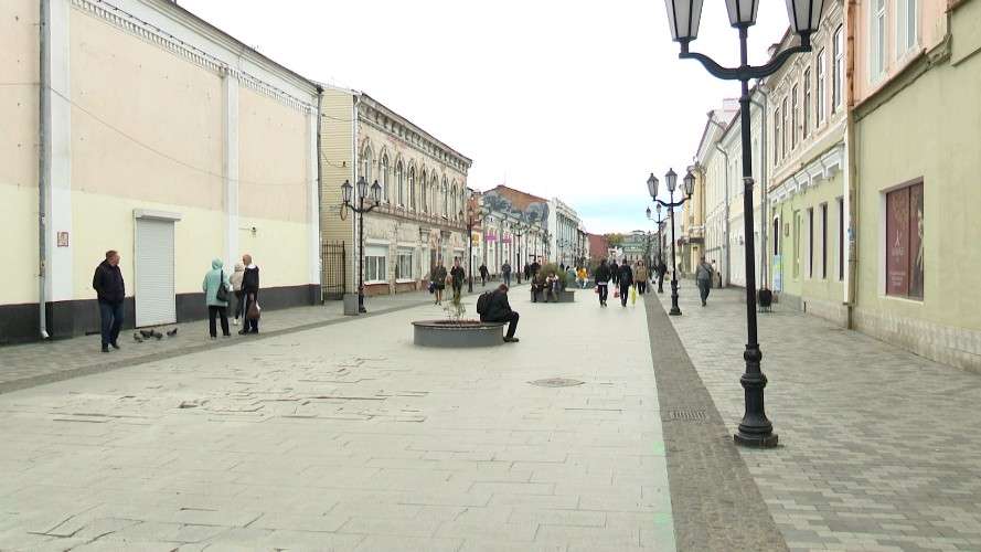 Улица Урицкого в Иркутске