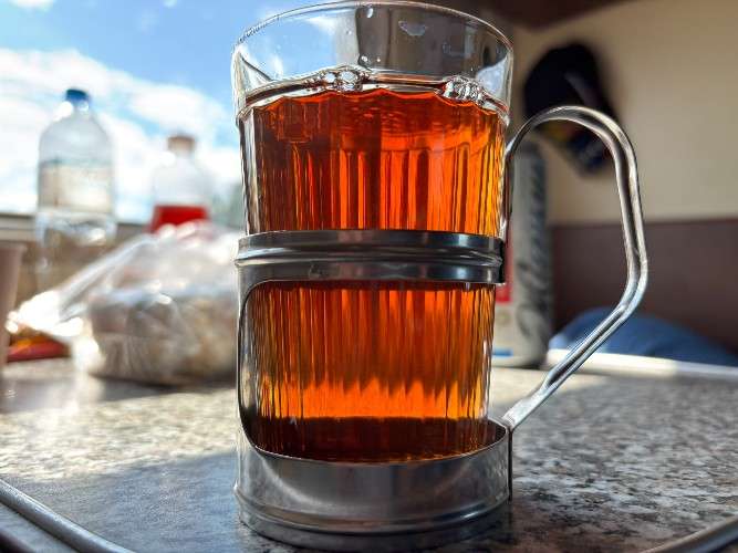 Чай в поезде