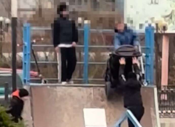 Момент происшествия