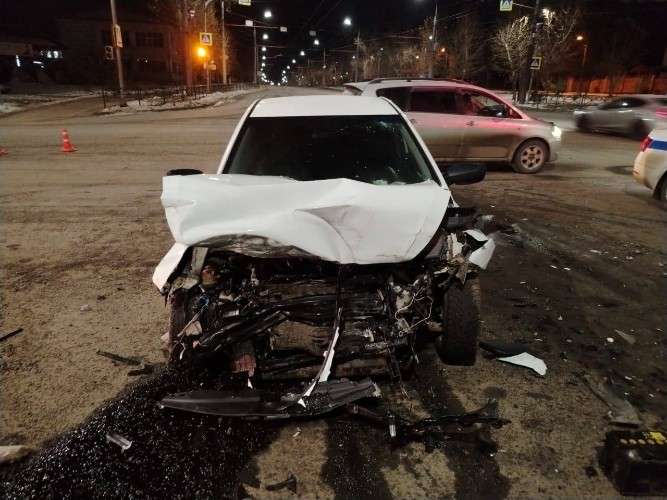 Машина после ДТП