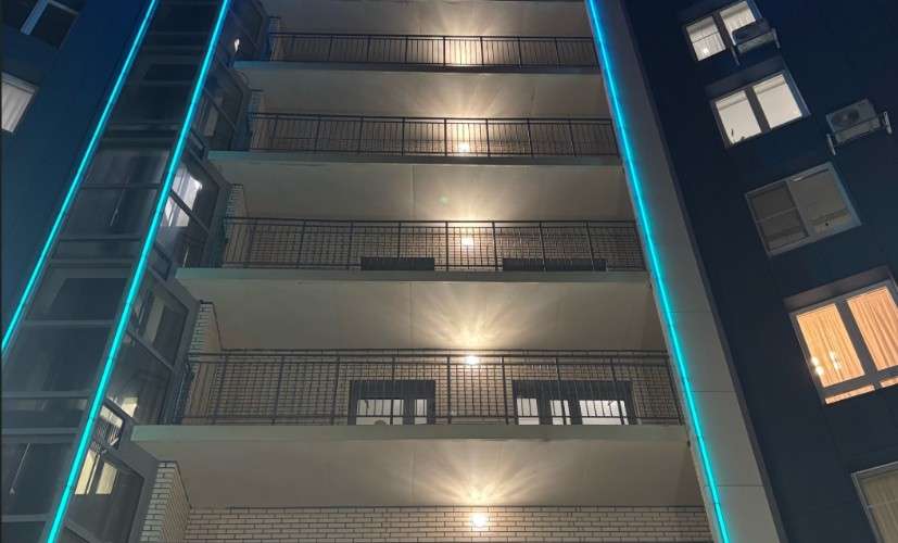 Фасад многоквартироного дома