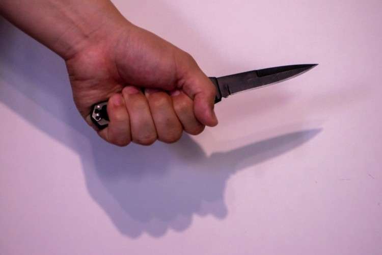 нож, рука, тень