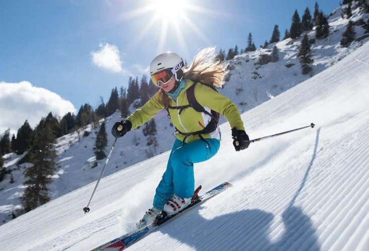 горнолыжница