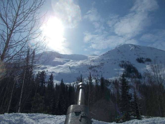 противолавинный обстрел гор на ВСЖД