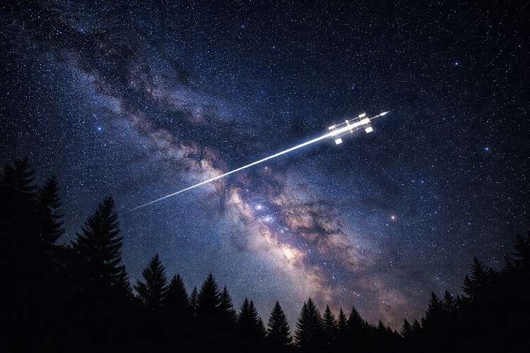 Звездное небо с МКС