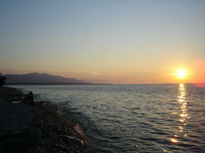 Закат на Байкале