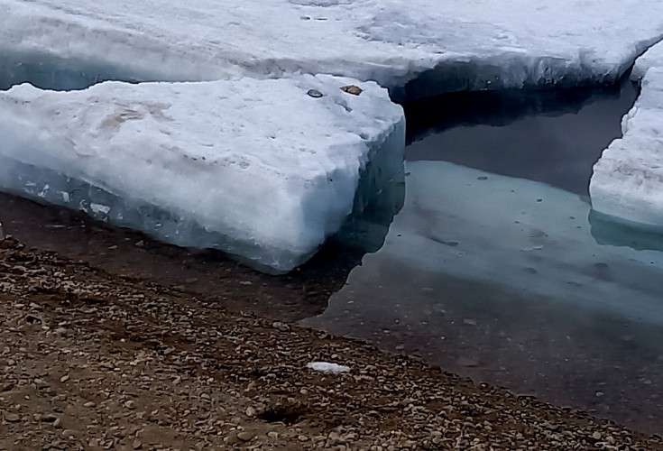 Лёд у берега