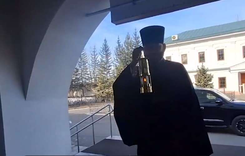 Встреча Благодатного огня в Иркутске