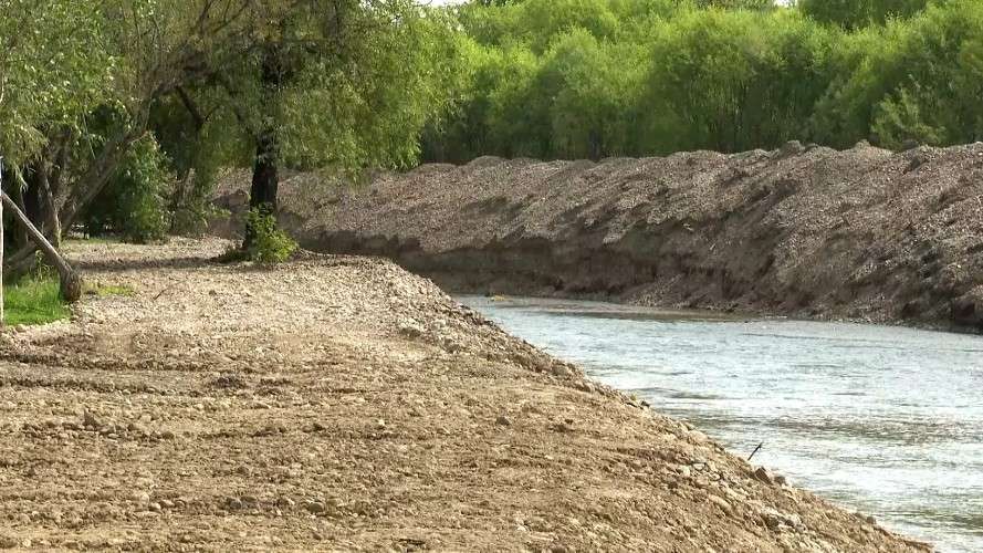 река, русло, вода