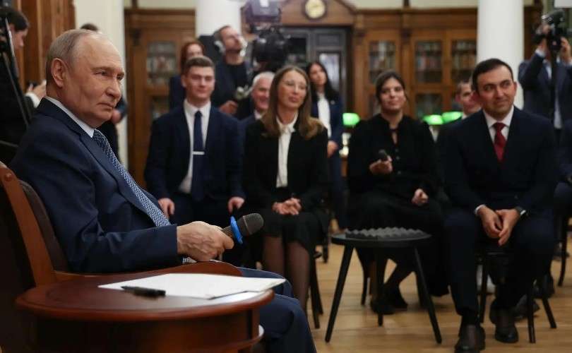 Президент Владимир Путин на встрече педагогов