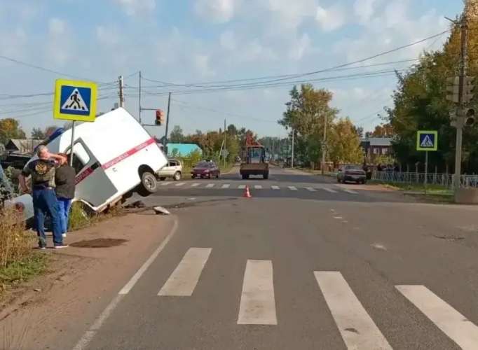 Место аварии
