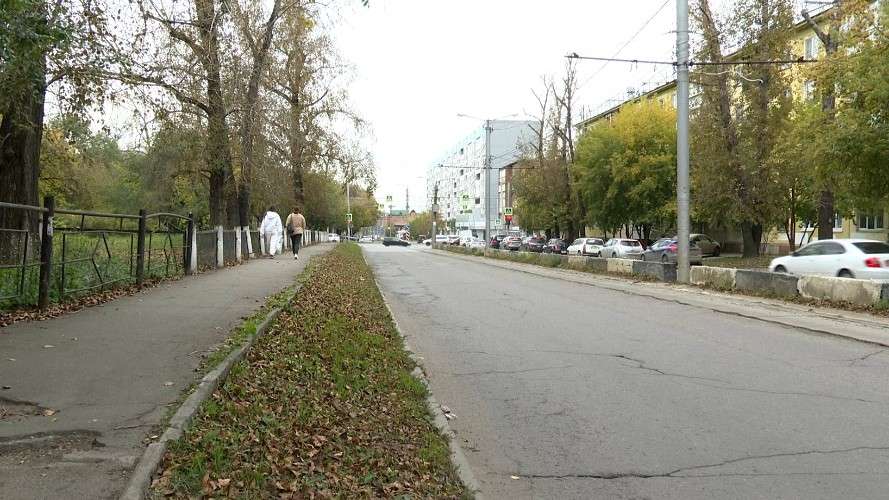 Осенняя улица Иркутска