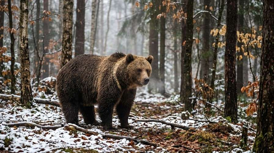 Медведь в лесу