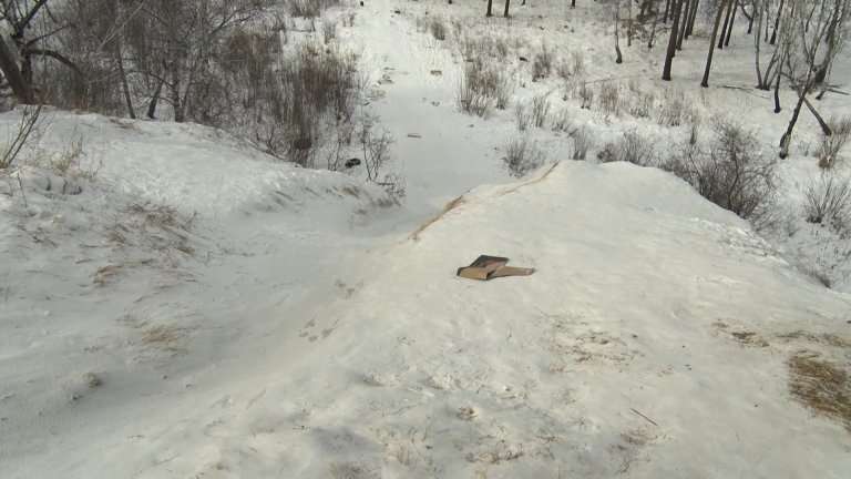 Стихийные горки проверили в Ангарске