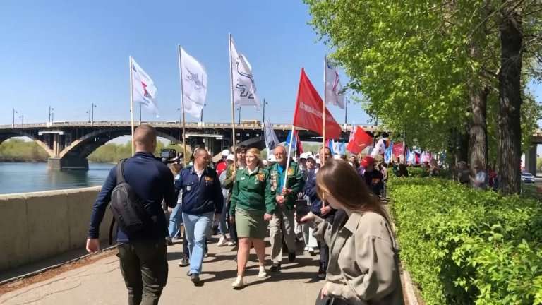 Марш готовности студенческих отрядов прошёл в Иркутске