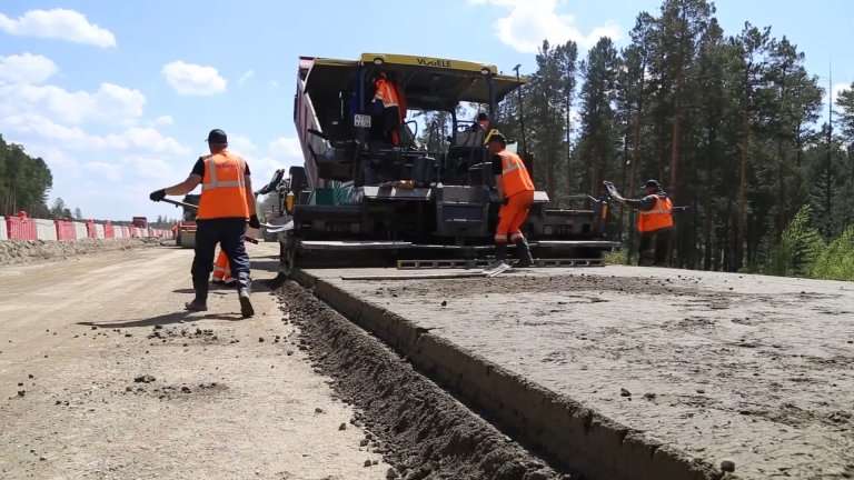 Новый участок федеральной автодороги в обход Усолья-Сибирского планируют сдать в октябре