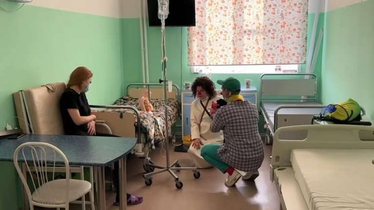Медицинские клоуны востребованы в детских больницах Иркутской области