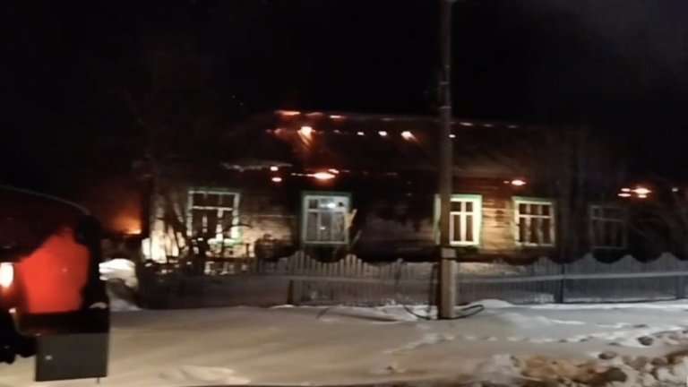 В Нижнеудинском районе горело здание детского сада и начальной школы