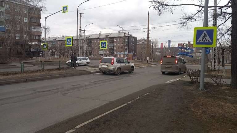 Женщину сбила машина на пешеходном переходе в центре Братска
