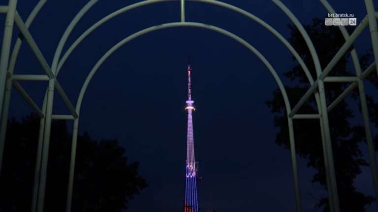 "Вечный огонь" загорится на телебашне Братска 23 августа