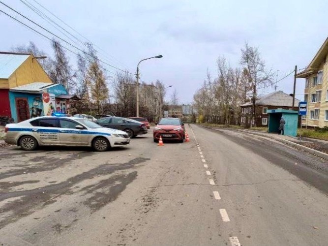 7-летнего школьника сбила "Тойота" в Братске