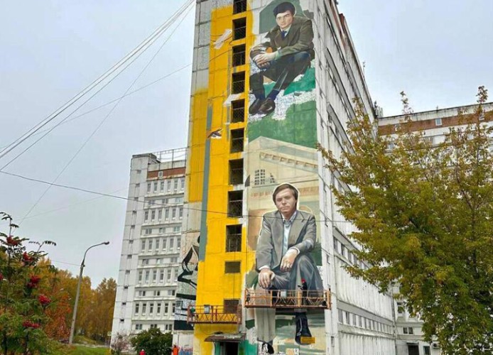 Самый большой мурал в регионе нарисовали в Иркутске