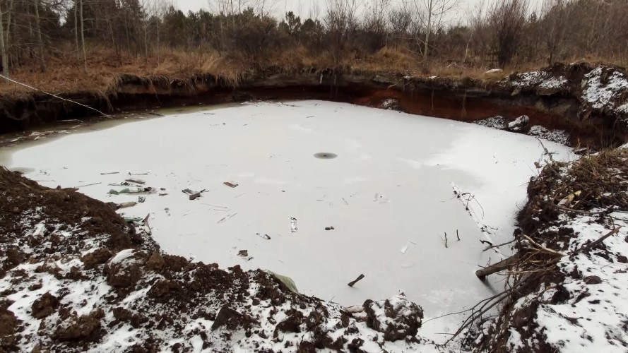 Гравий нелегально добывали рядом с рекой Ушаковкой в Иркутске