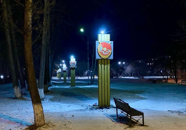 Ордена Комсомола засияли на стелах в Шелехове