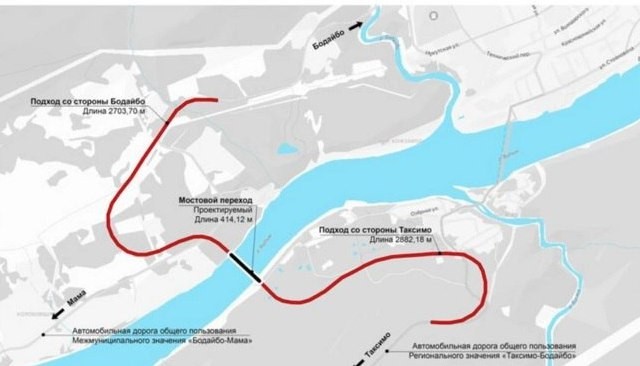 Мост через реку Витим в Бодайбинском районе планируется построить за три года
