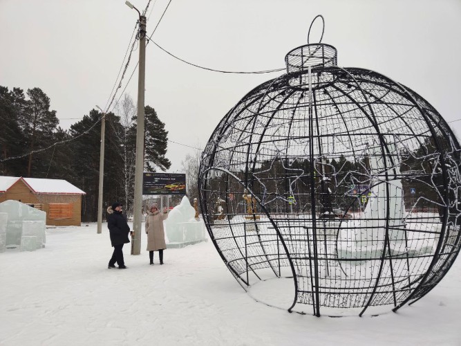 Снежный городок откроют в Саянске 21 декабря