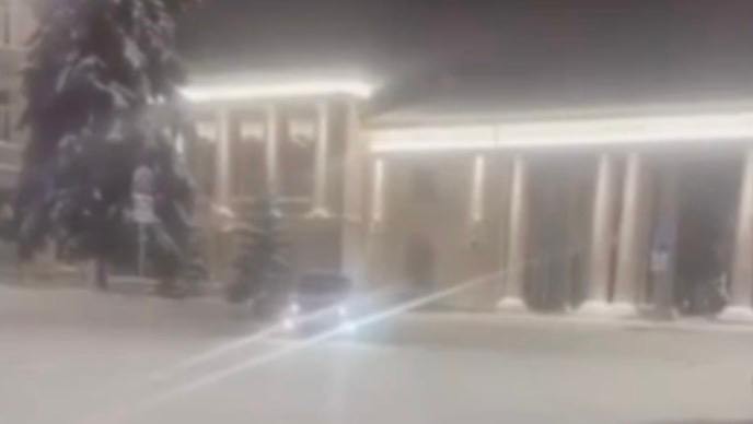 В Ангарске оштрафовали водителя за дрифт на центральной площади