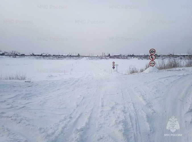 Ледовая переправа Шелаево-Новобирюсинский открыта в Тайшетском районе