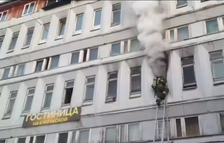 Стала известна причина пожара в гостинице на Култукской в Иркутске