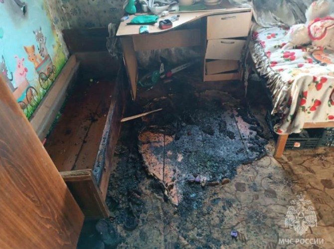 Четырёхлетняя девочка чуть не устроила пожар в селе Оса