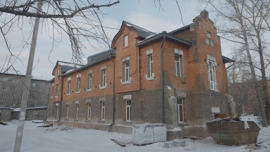 Здание железнодорожной жандармерии восстанавливают в Иркутске