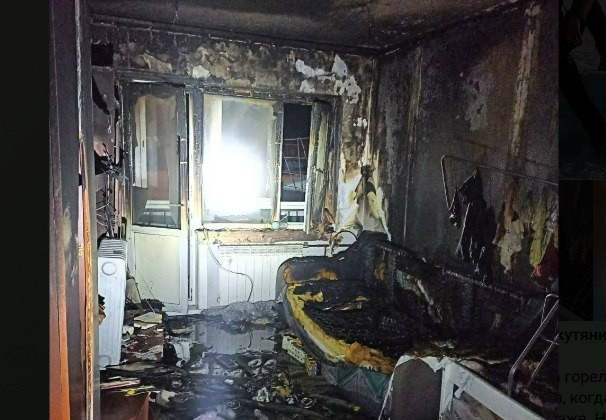 Житель Иркутска спас из пожара детей полутора и трёх лет