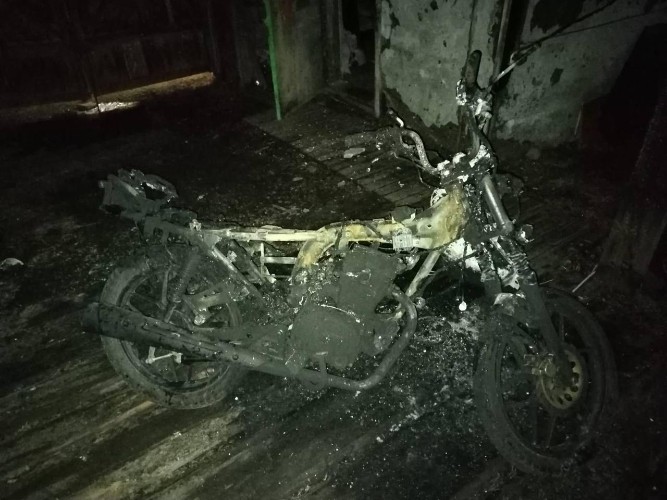 В Нижнеудинске подросток поджёг мотоцикл друга из-за долга