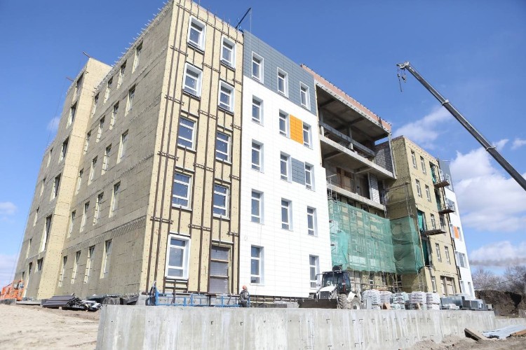 На 47% построена поликлиника в предместье Рабочем Иркутска