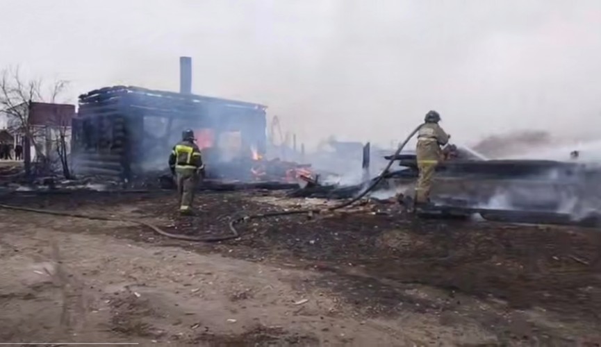 Пожар в деревне Егоровщина под Иркутском ликвидирован