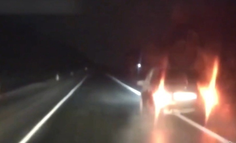 Пьяного водителя ловила со стрельбой полиция в Тайшетском районе