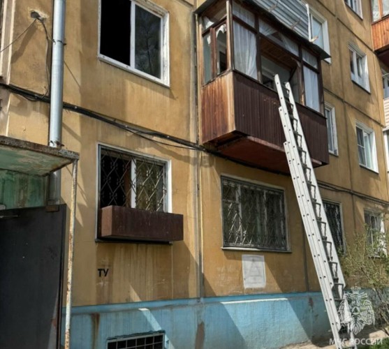 В Ангарске произошел пожар в квартире из-за замыкания электросчетчика