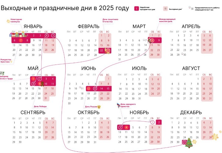Через месяц жителей Приангарья снова ждут длинные выходные