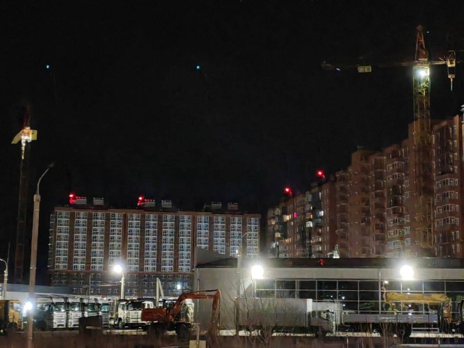 На стройках возле аэродрома «Иркутск-2» появилось светоограждение