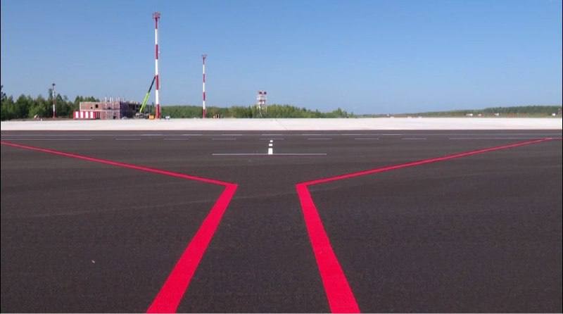 Перрон на пять футбольных полей открыли в аэропорту Братска