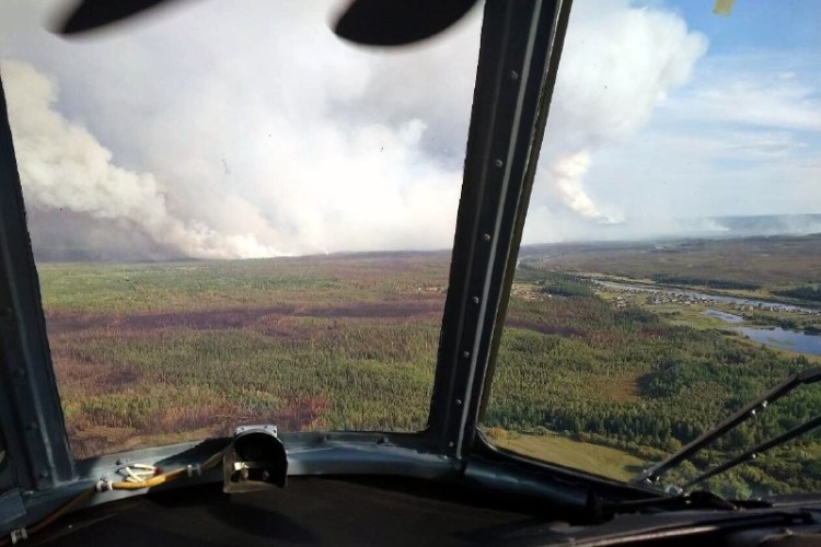 Шесть пожаров действует в лесах Приангарья 1 июля