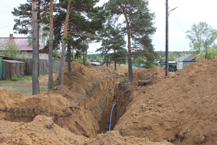 Новый водовод появится в деревне Сосновый Бор Иркутского района