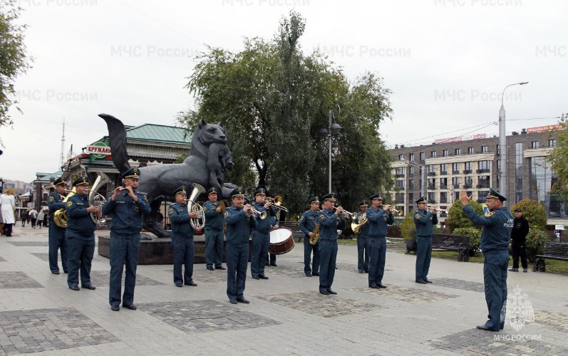 Духовой оркестр МЧС сыграет в 130 квартале Иркутска 4 июля