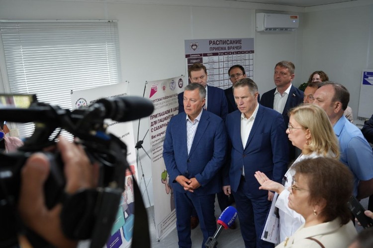 Министр здравоохранения РФ Михаил Мурашко находится с рабочим визитом в Иркутской области