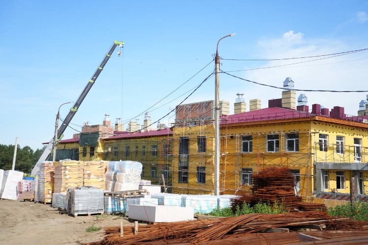 На 67% готовы новые корпуса Марковского геронтологического центра под Иркутском