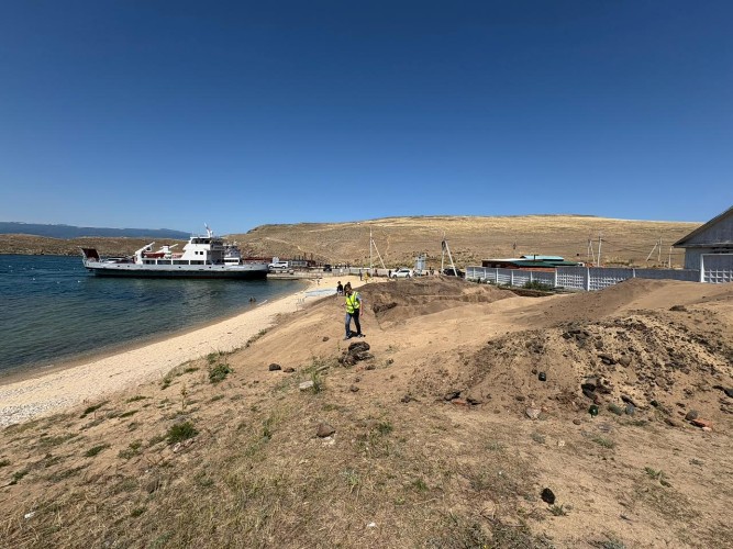 Реконструкция паромной переправы началась на Ольхоне